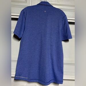 lululemon athletica Men's Heathered Blue Polo